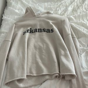 Arkansas cropped sweatshirt